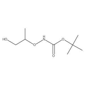 t-Butyl 1-hydroxypropan-2-yloxycarbamate Structure