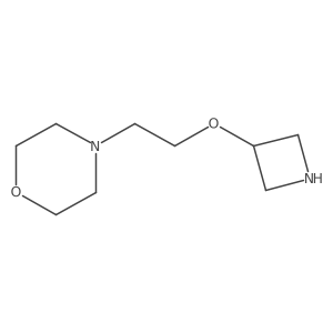 4-[2-(Azetidin-3-yloxy)ethyl]morpholine Structure