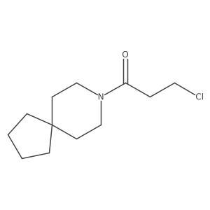 1-(8-Azaspiro[4.5]decan-8-yl)-3-chloropropan-1-one Structure