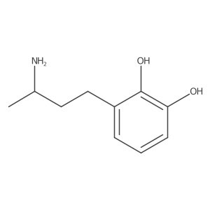3-[(3R)-3-aminobutyl]benzene-1,2-diol Structure