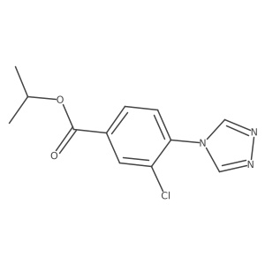 Isopropyl3-chloro-4-(4H-1,2,4-triazol-4-yl)benzoate结构式
