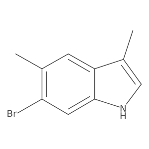 6-Bromo-3,5-dimethylindole结构式