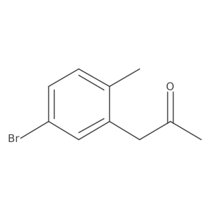 1-(5-Bromo-2-methylphenyl)propan-2-one Structure