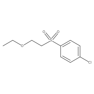 1-Chloro-4-(2-ethoxyethanesulfonyl)benzene Structure