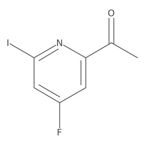 1-(4-Fluoro-6-iodopyridin-2-YL)ethanone Structure