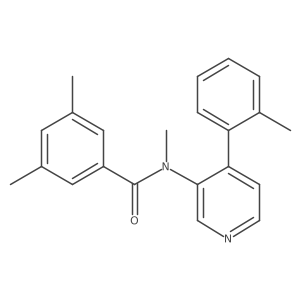 3,5,N-Trimethyl-N-(4-o-tolyl-pyridin-3-yl)-benzamide结构式