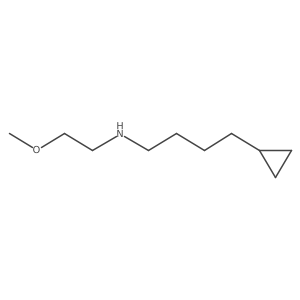 4-cyclopropyl-N-(2-methoxyethyl)butan-1-amine结构式