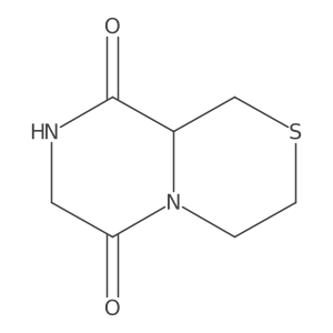 1,3,4,7,8,9a-hexahydropyrazino[2,1-c][1,4]thiazine-6,9-dione Structure