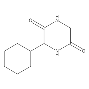 3-Cyclohexylpiperazine-2,5-dione结构式