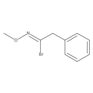 N-Methoxybenzeneethanimidoyl bromide结构式