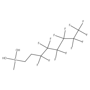 1-Methyl-(2-(perfluorohexyl)ethyl)silanediol Structure