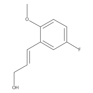 3-(5-Fluoro-2-methoxyphenyl)prop-2-en-1-ol Structure