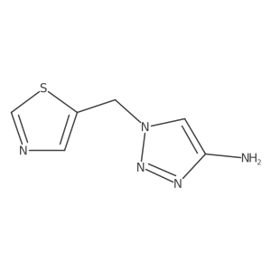 1-(1,3-Thiazol-5-ylmethyl)-1H-1,2,3-triazol-4-amine Structure