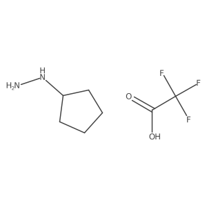 Cyclopentylhydrazine trifluoroacetate结构式
