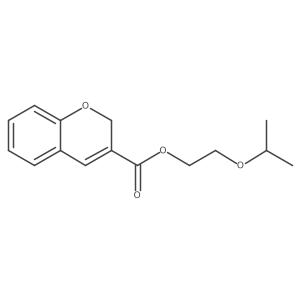 2-Isopropoxyethyl 2H-chromene-3-carboxylate结构式