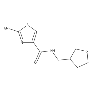 4-Thiazolecarboxamide, 2-amino-N-[(tetrahydro-3-thienyl)methyl]-结构式