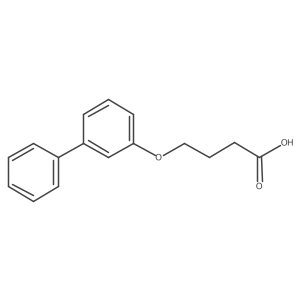 4-(3-phenylphenoxy)butanoic Acid Structure