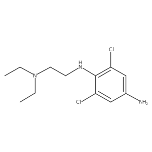 2,6-Dichloro-N1-(2-(diethylamino)ethyl)benzene-1,4-diamine Structure