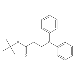 Tert-butyl 3-(diphenylphosphino)propionate Structure