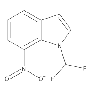 1-(difluoromethyl)-7-nitro-1H-indole结构式