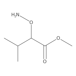 Methyl 2-(aminooxy)-3-methylbutanoate结构式