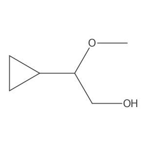 2-Cyclopropyl-2-methoxyethan-1-ol结构式