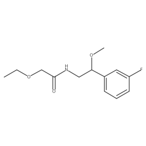 2-ethoxy-N-(2-(3-fluorophenyl)-2-methoxyethyl)acetamide Structure