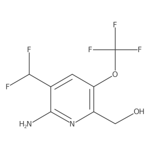 [6-amino-5-(difluoromethyl)-3-(trifluoromethoxy)-2-pyridyl]methanol Structure