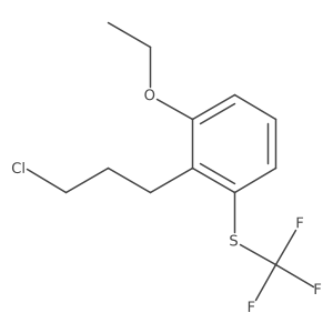 1-(3-Chloropropyl)-2-ethoxy-6-(trifluoromethylthio)benzene结构式