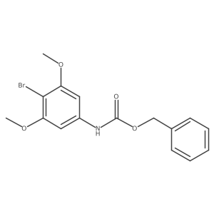 benzyl N-(4-bromo-3,5-dimethoxyphenyl)carbamate结构式