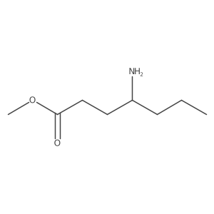Methyl 4-aminoheptanoate结构式