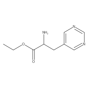 ethyl (2S)-2-amino-3-(pyrimidin-5-yl)propanoate Structure