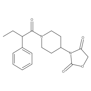 3-(1-(2-Phenylbutanoyl)piperidin-4-yl)oxazolidine-2,4-dione Structure