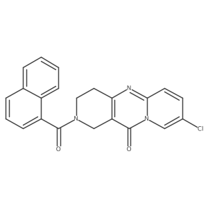 2-(1-naphthoyl)-8-chloro-3,4-dihydro-1H-dipyrido[1,2-a:4',3'-d]pyrimidin-11(2H)-one Structure