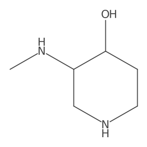 (3S,4S)-3-(Methylamino)piperidin-4-ol Structure