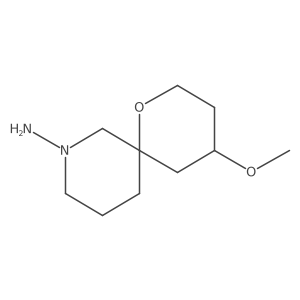 4-Methoxy-1-oxa-8-azaspiro[5.5]undecan-8-amine结构式
