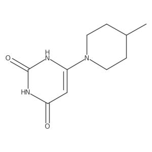 6-(4-methylpiperidin-1-yl)pyrimidine-2,4(1H,3H)-dione结构式