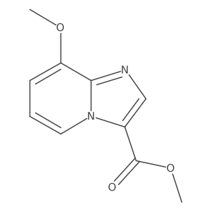 Methyl 8-methoxyimidazo[1,2-a]pyridine-3-carboxylate结构式