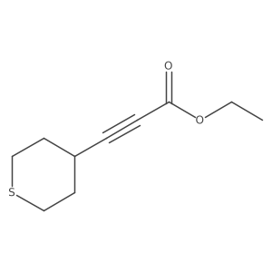 Ethyl 3-(thian-4-yl)prop-2-ynoate Structure