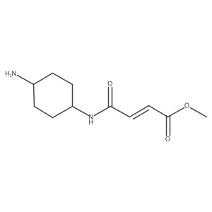 Methyl 3-[(4-aminocyclohexyl)carbamoyl]prop-2-enoate Structure