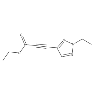 ethyl 3-(2-ethyl-2H-1,2,3-triazol-4-yl)prop-2-ynoate Structure