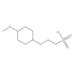 2-[(4-Methoxycyclohexyl)oxy]ethane-1-sulfonyl chloride结构式