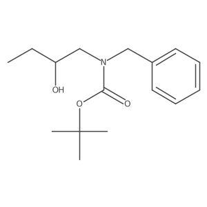tert-butyl N-benzyl-N-(2-hydroxybutyl)carbamate Structure
