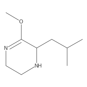 5-Methoxy-6-(2-methylpropyl)-1,2,3,6-tetrahydropyrazine结构式