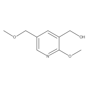 [2-Methoxy-5-(methoxymethyl)pyridin-3-yl]methanol Structure