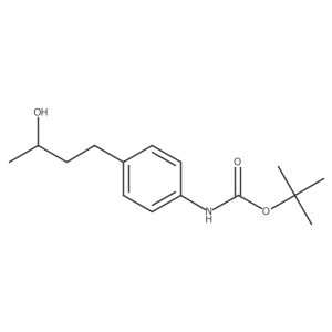tert-butyl N-{4-[(3S)-3-hydroxybutyl]phenyl}carbamate结构式
