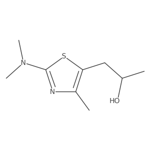 (2R)-1-[2-(dimethylamino)-4-methyl-1,3-thiazol-5-yl]propan-2-ol Structure