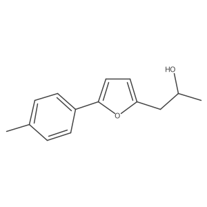 (2R)-1-[5-(4-methylphenyl)furan-2-yl]propan-2-ol结构式