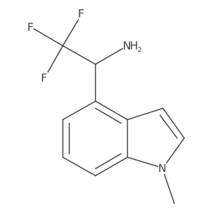 2,2,2-trifluoro-1-(1-methyl-1H-indol-4-yl)ethan-1-amine Structure