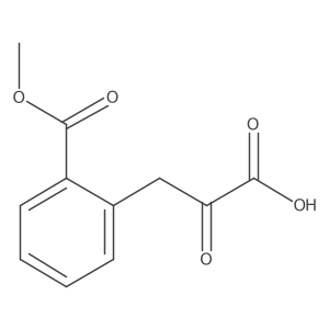 3-[2-(Methoxycarbonyl)phenyl]-2-oxopropanoic acid结构式